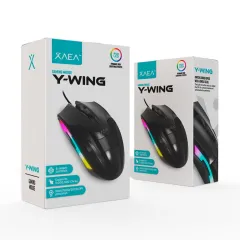 MOUSE GAMER MODX-052 Y-WING - XAEA - NEGRO
