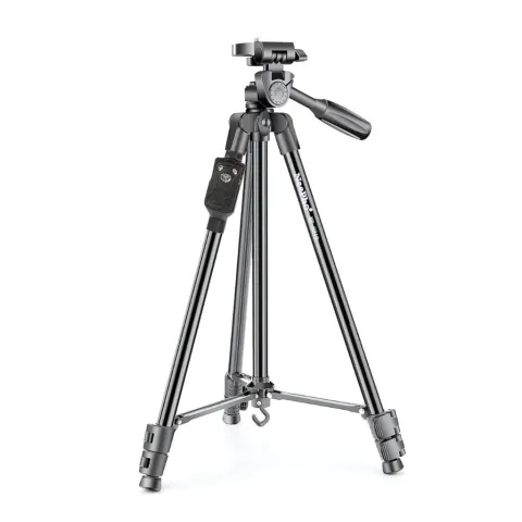 TRIPODE EXTENSIBLE 1,50mtr CON CABEZAL MOVIL MODX-061 - NEGRO