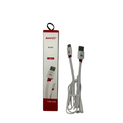 CABLE USB L-093 TIPO C - LETS - BLANCO