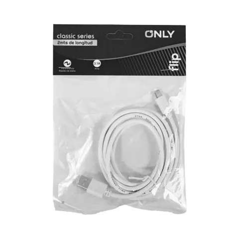 CABLE USB MOD 71 - ONLY - V8 - 2 MTS