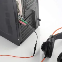 ADAPTADOR 3,5 AUX 1 HEMBRA A 2 MACHOS - foto 3