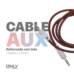 CABLE AUX 3,5 MOD129 - TELADO - ROJO - foto 4