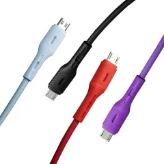 CABLE USB MOD 118 ECO LISO 2 - YEXA - V8 - ROJO - foto 2