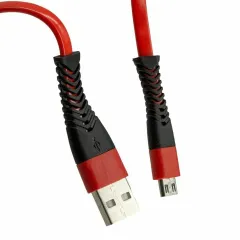 CABLE USB MOD 121 - YEXA - V8 - ROJO - foto 2