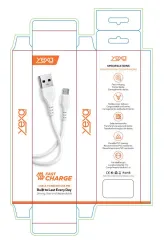 CABLE USB MOD 124 ECO CLASSIC - YEXA - V8 - BLANCO - foto 3