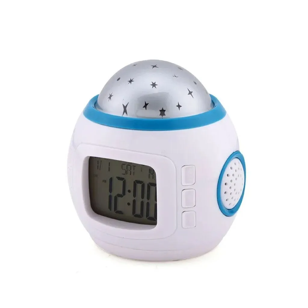 RELOJ DESPERTADOR C/ LUZ/MUSICA/ A PILAS AAA