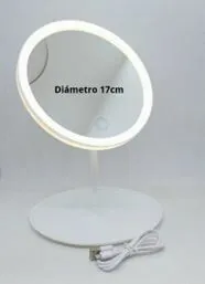 ESPEJO CON LUZ USB REDONDO