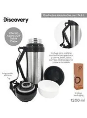 TERMO 1,2L DISCOVERY 1-14710 - PLATEADO