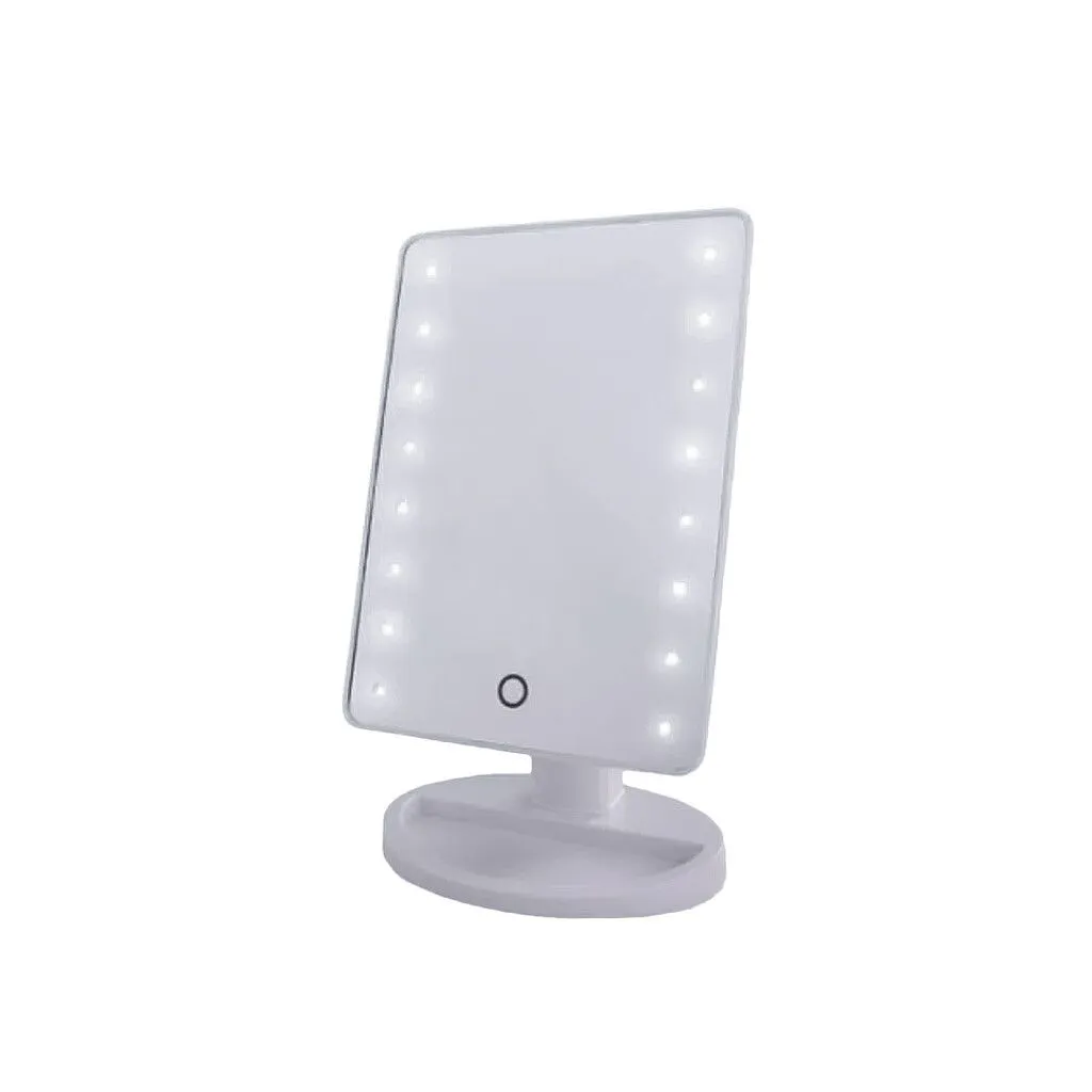 ESPEJO LED A PILA LUZ FRIA
