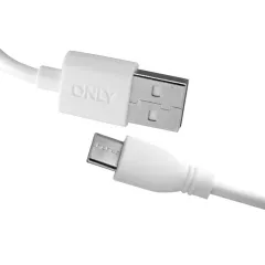 CARGADOR 220V ONLY MOD 03 - 2,1 A - 1 USB + CABLE TIPO C - BLANCO - foto 4