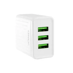 CARGADOR 220V MODO-008 BOOST - 4,4A - 3USB + CABLE TIPO C - ONLY - BLANCO - foto 3