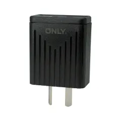 CARGADOR 220V MODO-008 BOOST - 4,4A - 2 USB + CABLE TIPO C - ONLY - NEGRO - foto 2