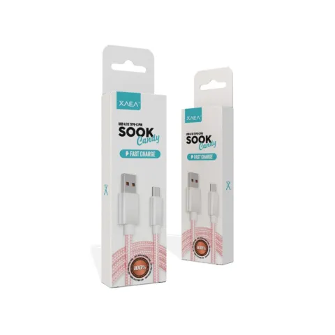 CABLE USB TIPO C MODX-091 - SOOK CANDY - XAEA - ROSA