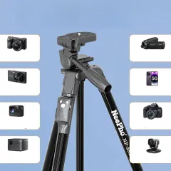 TRIPODE EXTENSIBLE 1,50mtr CON CABEZAL MOVIL MODX-061 - NEGRO - foto 4