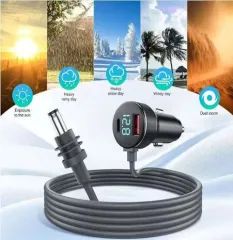 CARGADOR 12V+CABLE STARLINK MINI CON CABLE 3 MTS FSJ-089 MODV-00AZ - VARIOS - NEGRO - foto 5