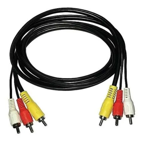 CABLE AUDIO Y VIDEO RCA/RCA 1.5M