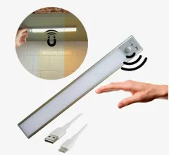 LAMPARA LED PORTABLE CON SENSOR 30 CM MODV-00DQ - VARIOS - PLATA - foto 2