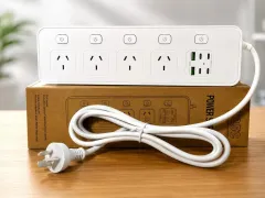ZAPATILLA MULTIPLE BKL-24 - 4 TOMAS+2 USB+4 USB C PD MODY-00GE - YEXA - BLANCO - foto 3