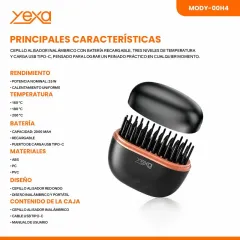 CEPILLO ALISADOR MODY-00H4 - YEXA - NEGRO - foto 7