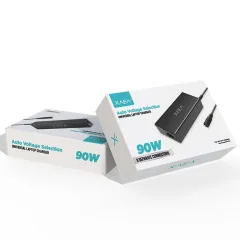 CARGADORES DE NOTEBOOK AUTOMATICO 9 PINES  CON TIPO C MODX-00KC - XAEA - NEGRO