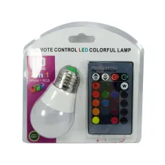 FOCO LED RGB C/CONTROL DE COLORES