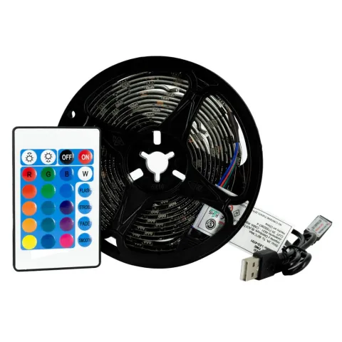 TIRA LED RGB CON CONTROL 50X50 3MTS