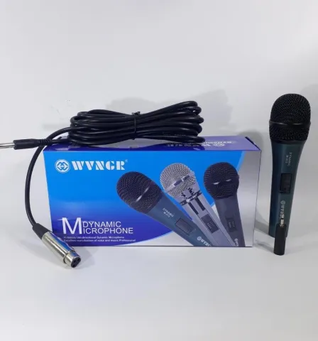MICROFONO C/CABLE DYNAMIC DM-1908 GRIS