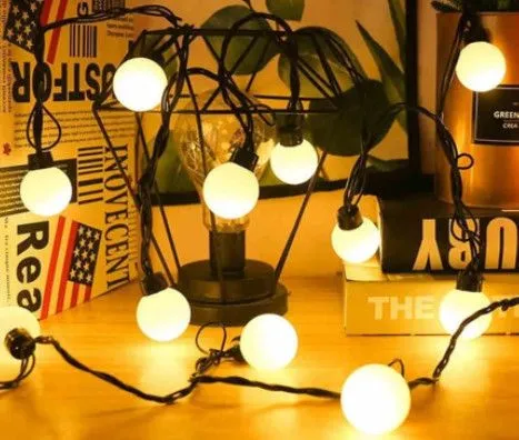 GUIRNALDA DE LAMPARITAS LED 4,5 METROS - BLANCO CALIDO