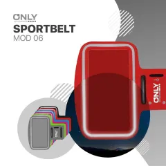 SPORTBELT  MOD 06 - BRAZALETE PORTA CEL 5,5'' - ROJO - foto 3