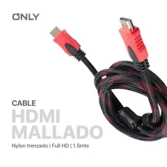 CABLE HDMI MALLADO 1.5M -OD:7.8MM, 1.4V - foto 5