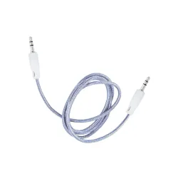 CABLE AUX 3,5 MOD05 - 1 METRO - BLANCO - foto 2