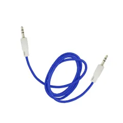 CABLE AUX 3,5 MOD05 - 1 METRO - AZUL - foto 2