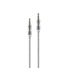 CABLE AUX 3,5 MOD75 - 2 METROS - METAL - BLANCO - foto 2