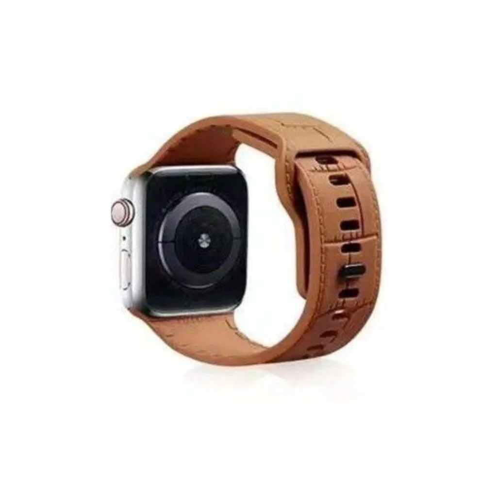 MALLA RELOJ MODS-762 SILICONA ELEGANTE 38 - ST - MARRON