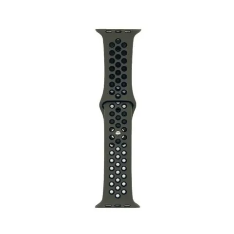 MALLA RELOJ MODS-764 SILICONA BICOLOR 38 - ST - GRIS