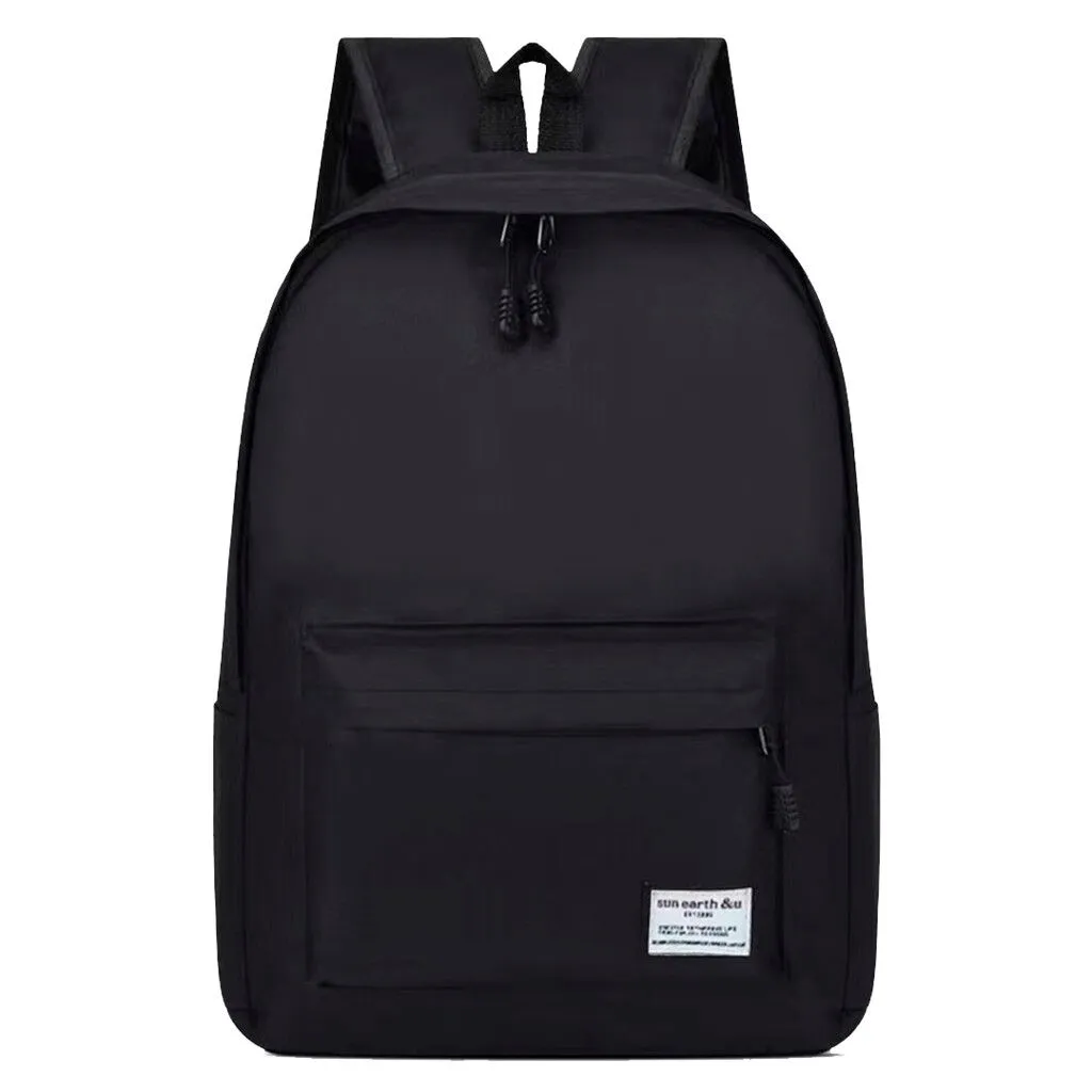 MOCHILA LISA ECONÓMICA MODS-1107 - ST - NEGRO