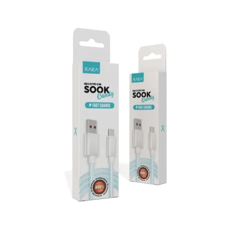 CABLE USB TIPO C MODX-091 - SOOK CANDY - XAEA - CELESTE