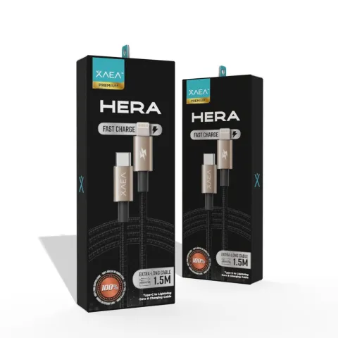CABLE TIPO C LIGTHNING MODX-106 - HERA - XAEA - DORADO CHAMPAGNE