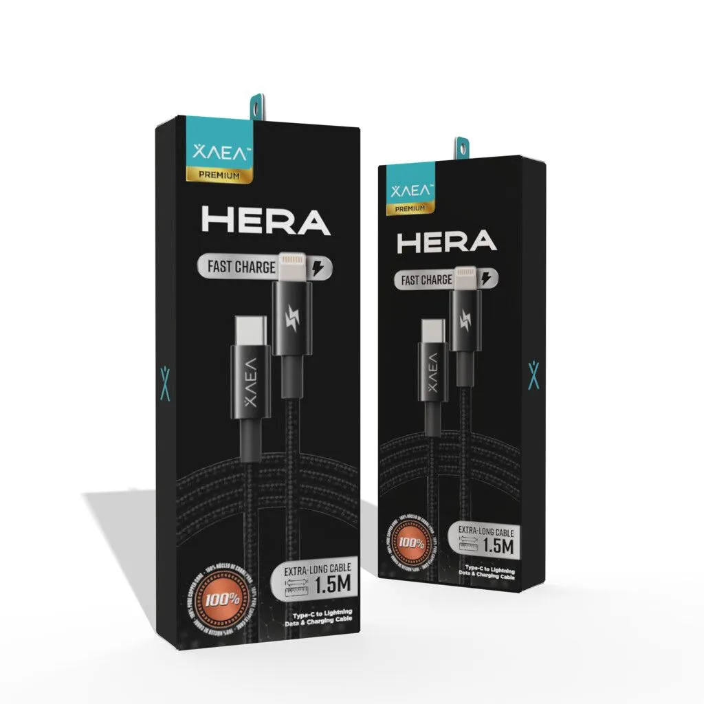CABLE TIPO C LIGTHNING MODX-106 - HERA - XAEA - NEGRO
