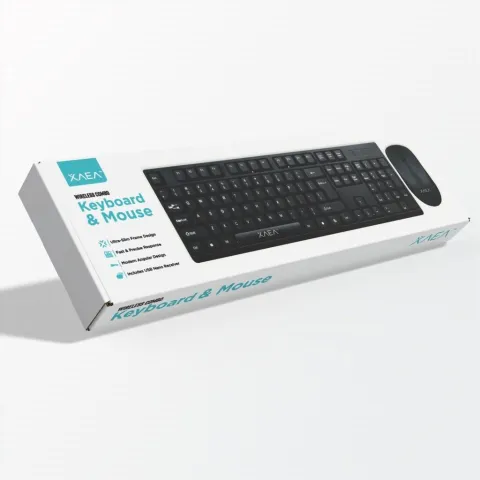 COMBO TECLADO + MOUSE IN MODO-004F - ONLY - NEGRO