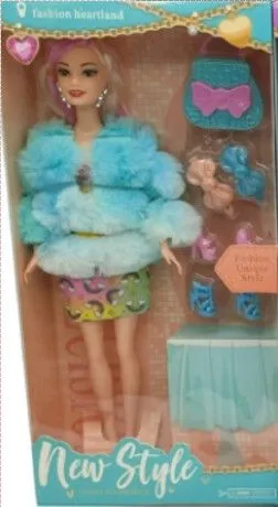 MUÑECA FASHION NEW STYLE MARZ-008 - ZUMO - CELESTE