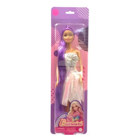 MUÑECA BLISTER VESTIDO MARZ-005 - ZUMO - VIOLETA