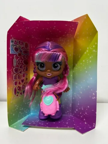 MUÑECA BEAUTY CON STICKERS MAPZ-011 - ZUMO - VIOLETA