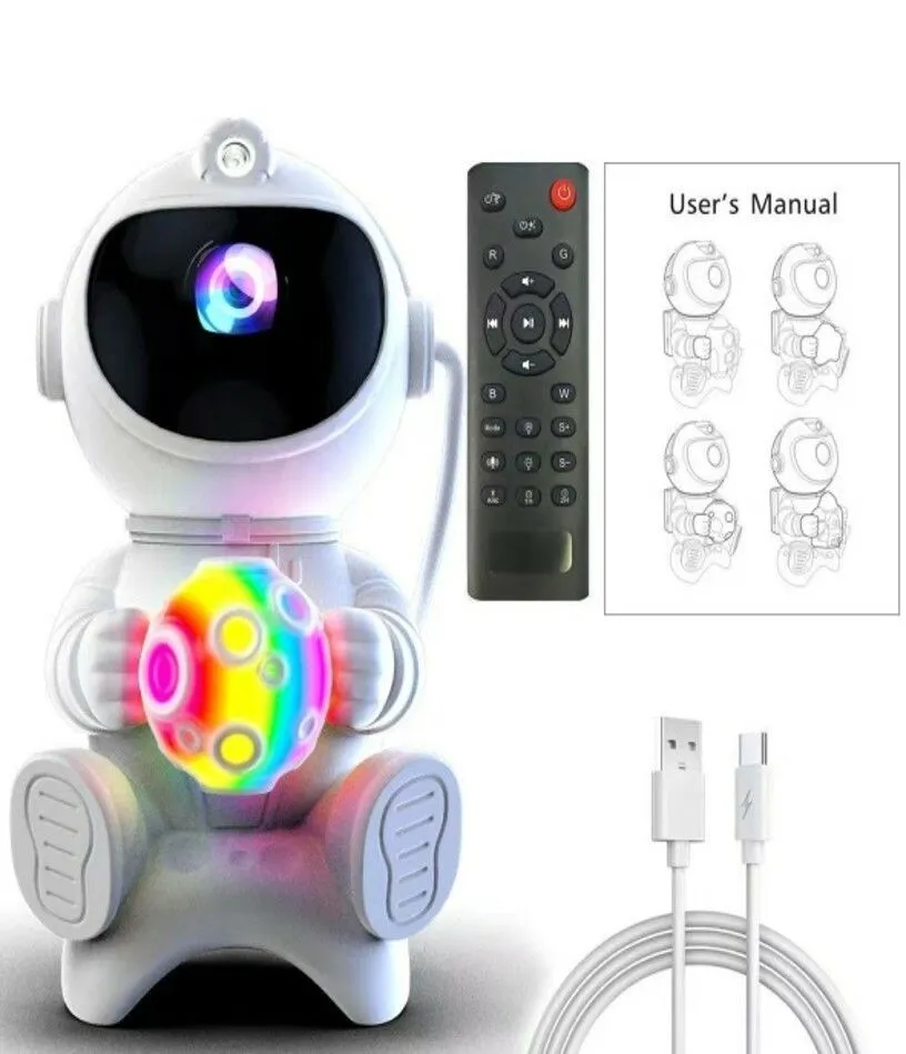 PROYECTOR ASTRONAUTA RGB PLANETA MODV-00AR - VARIOS - BLANCO