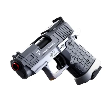 PISTOLA JUGUETE TACTICA P1 SARZ-001 - ZUMO - NEGRO