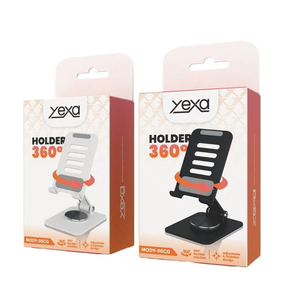 HOLDER ESCRITORIO GIRATORIO REFORZADO MODY-00CG - YEXA - GRIS