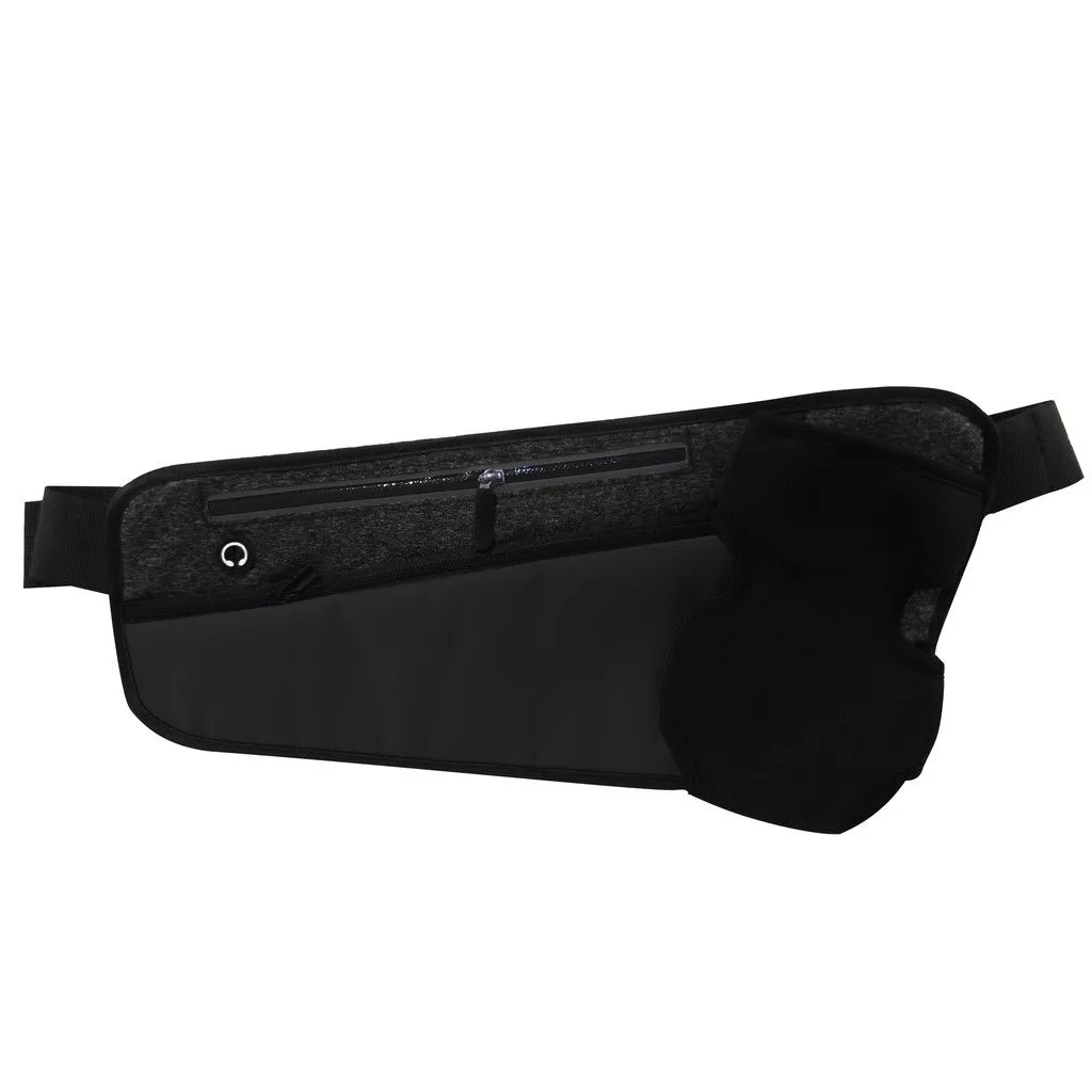 SPORTBELT MOD 02 - CINTO + PORTABOTELLA - NEGRO