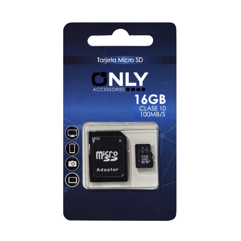 MEMORIA 16GB - CLASE 10 ONLY