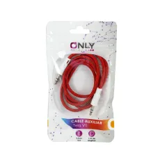 CABLE AUX 3,5 MOD05 - 1 METRO - ROJO