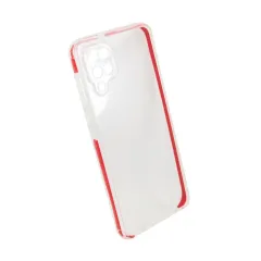 TPU ACRILICO TRANSP. MOD 157 - MOTO G9 PLUS - ROJO